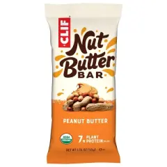 CLIF Nut Butter Filled Peanut Butter Energy Bar Organic - 7g Protein - 8.8oz/5pk