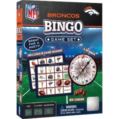 MasterPieces Officially Licensed NFL - Denver Broncos Bingo Game