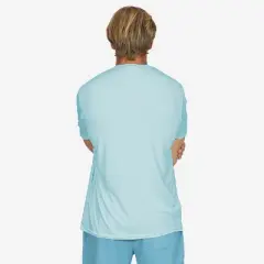 Vapor Apparel Men's UPF 50+ UV Sun Protection Solar Short Sleeve T-Shirt - Arctic Blue, 2X Large