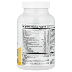 Super Nutrition Simply One, Men's 50+ Multivitamin with Super Adaptogens, Greens, Spices, & Antioxidant, Iron Free, 90 Tablets