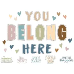 Teacher Created Resources Everyone is Welcome You Belong Here Bulletin Board Set 32/Pack (TCR7168)