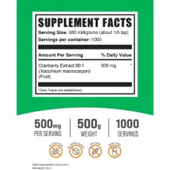 BulkSupplements Cranberry Extract Powder