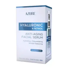 Azure Skincare Hyaluronic and Retinol Facial Serum - 1.69 fl oz