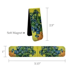 Wrapables Magnetic Bookmarks, Page Marker, Page Clips Reading Supplies (Set of 8), Artist