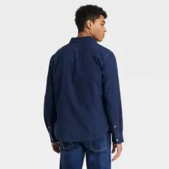 Men's Button-Down Shirt - Goodfellow & Co&trade; Dark Blue