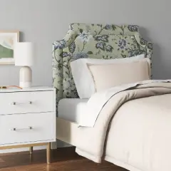 Twin Charlie Notched Border Stick-on-the-Wall Dorm Headboard USB - Threshold&trade;