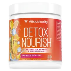 Detox Nourish Powder, Metabolism Support & Anti-Bloat Digestive Aid, Vitauthority, 300gm