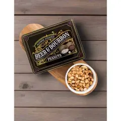 Beer & Bourbon Liquor Peanuts Gift Tin &ndash; Gourmet Snack Trio