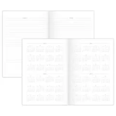 Sugar Paper Essentials 2025-2027 Monthly Planner 7.25"x5" Black Swiss Dot