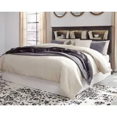 California King Drystan Bookcase Headboard Brown/Beige - Signature Design by Ashley