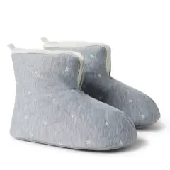 Dearfoams Womens Zoey Embroidered Bootie Slipper