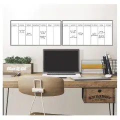 Wall Pops!  Dry Erase Calendar Decal Weekly - White