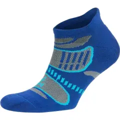 Balega UltraLight No Show Running Socks - Cobalt/Light Gray