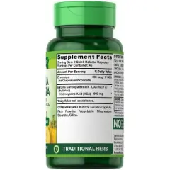 Nature's Truth Garcinia Cambogia | plus Chromium Picolinate | 90 Capsules