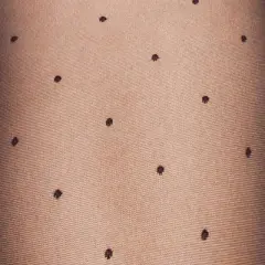 Hanes Premium Women's Pindot Perfect Tights - Black
