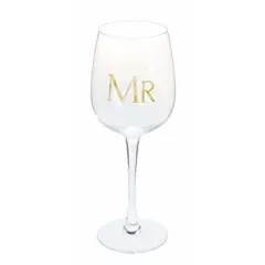 Ganz Clear Stemmed Wine Glass, Mr (Set of 1)