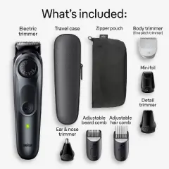 Braun All-in-One Series 5 AiO5470 Rechargeable 8-in-1 Body, Beard & Hair Electric Trimmer