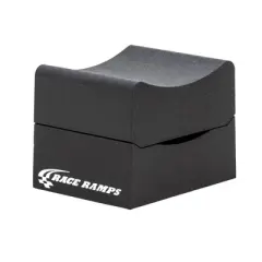 Race Ramps 10" Adjustable Wheel Cribs Car Maintenance Display, RR-WC-0-2, Black
