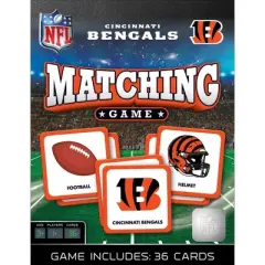 MasterPieces Officially Licensed NFL Cincinnati Bengals Matching Game for Kids and Families