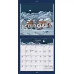 Lang 2024 Wall Calendar 12"x12" Folk Life