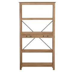 Saint Birch Honduras 4-Shelf Bookcase