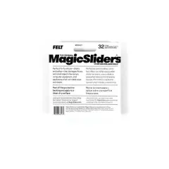 Magic Sliders 32pk 1" Heavy Duty Self-Stick Felt Pads