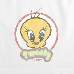 Women's Classic Tweety Sleeveless Crop Top Tank