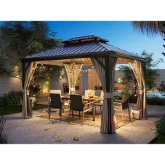 Lausaint Home 10'X12' Hardtop Gazebo