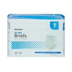 McKesson Ultra Adult Incontinence Brief S Heavy Absorbency BRULSM, Heavy