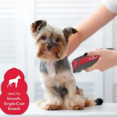 KONG 2-Speed 8' Cord with LED Light, Blade and Combs Dog Hair Clipper Kit - 10pc