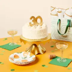 Number 0 Gold Candle - Spritz&trade;