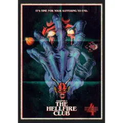 Women's Stranger Things Retro Hellfire Club Poster Racerback Tank Top