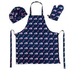 MLB Cleveland Guardians Apron, Mitt, Hat Grill Tool Set - 3pc