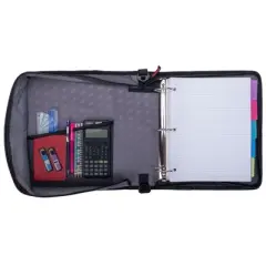 Case-it The Universal Zipper Binder - 2 Inch O-Rings - Padded Pocket - 400 Page Capacity - Comes with Shoulder Strap