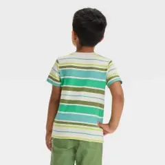 Toddler Boys' Short Sleeve Striped T-Shirt - Cat & Jack&trade;