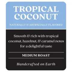Copper Moon Tropical Coconut Flavored Blend Medium Roast Ground Coffee - 12oz