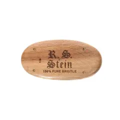 Bass Brushes - Men's Hair Brush Wave Brush with 100% Pure Premium Natural Boar Bristle FIRM Natural Wood Handle Military/Wave Style Oval Oak Wood