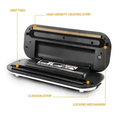 MegaChef Home Vacuum Sealer and Food Preserver with Extra Bags Included
