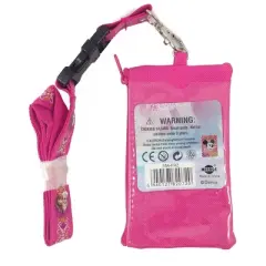 Disney Frozen Elsa and Anna Key Chain Lanyard Fastpass ID Ticket Holder Pink