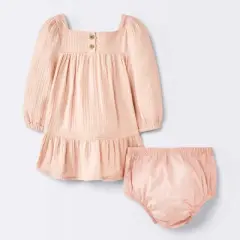 Baby Girls' Smocked Dress - Cloud Island&trade; Pink