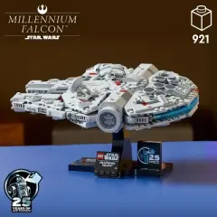 LEGO Star Wars Millennium Falcon 25th Anniversary Buildable Starship Model 75375