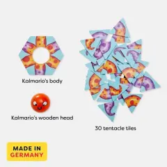 HABA Hello Hello Kalamario: Ages 4+ Fun Octopus Toy Board Game for Kids and Puzzle Games - Family Games for Family Game Night and Classroom Games