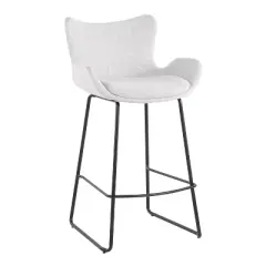 Set of 2 Tara Contemporary Counter Height Barstools - LumiSource