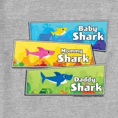 Toddler's Baby Shark Family Panels T-Shirt
