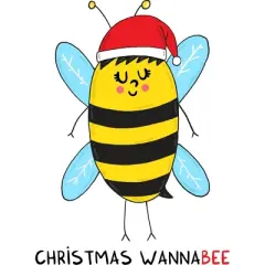 Men's Design By Humans Christmas WannaBEE By adrianserghie Tank Top