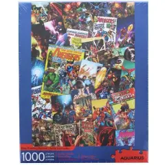 Aquarius Puzzles Marvel Avengers Comic Collage 1000 Piece Jigsaw Puzzle