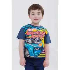 Hot Wheels Birthday Drop Shoulder T-Shirt Toddler