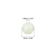 Unique Bargains Luminous Fishing Beads, Soft Plastic Glow Fishing Bait Eggs Rig Bead Tackle Tools