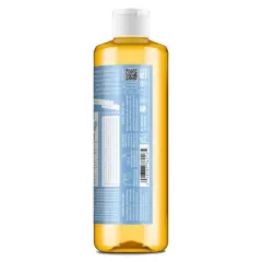 Dr. Bronner's Magic Pure Castile Liquid Soap Bodywash - Baby Unscented - 16 fl oz