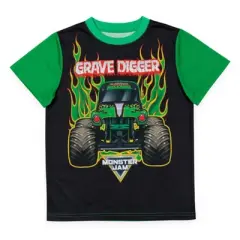 Monster Jam Trucks Grave Digger Pajama Shirts & Pajama Shorts 